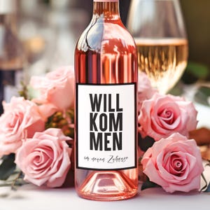 Wine label | Housewarming gift | Wine label | Housewarming gift | DOWNLOAD in two sizes