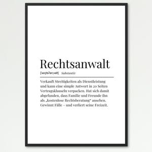 Definicja prawnika | Definicja znaku | Plakat/karta z zawodem do pobrania