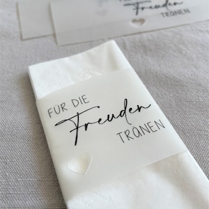 Transparent banner FOR TEARS OF JOY | Wedding decoration | Happy Tears | Wedding | Boho wedding