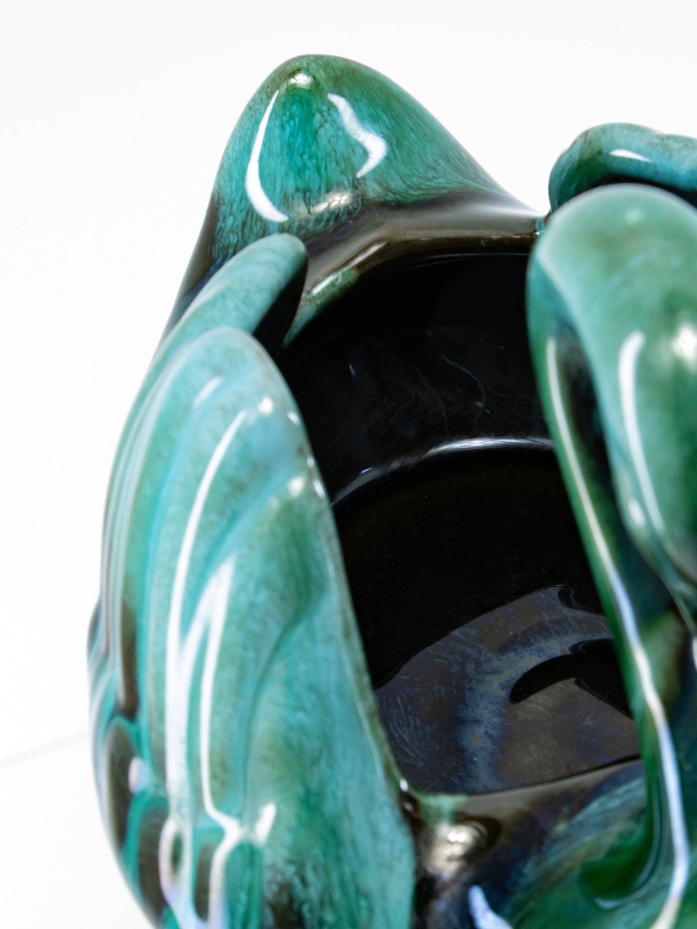 BMP Swan Planter Blue Mountain Pottery Swan Vase Vintage Etsy