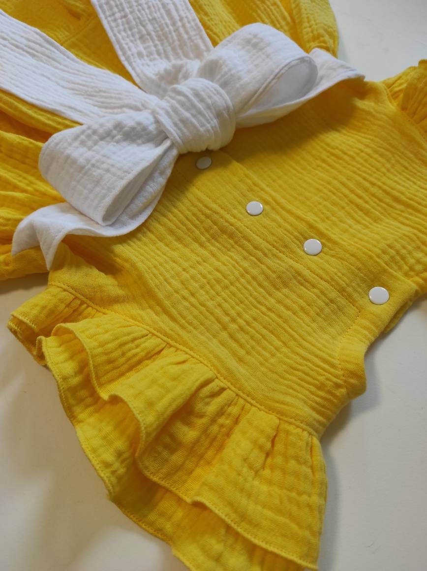 Muslin Baby Dresses Flower Girl Muslin Toddler Dress Spring Etsy UK