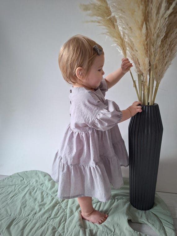 organic cotton girls dresses Organic Cotton Fit and Flare Pocket Dress