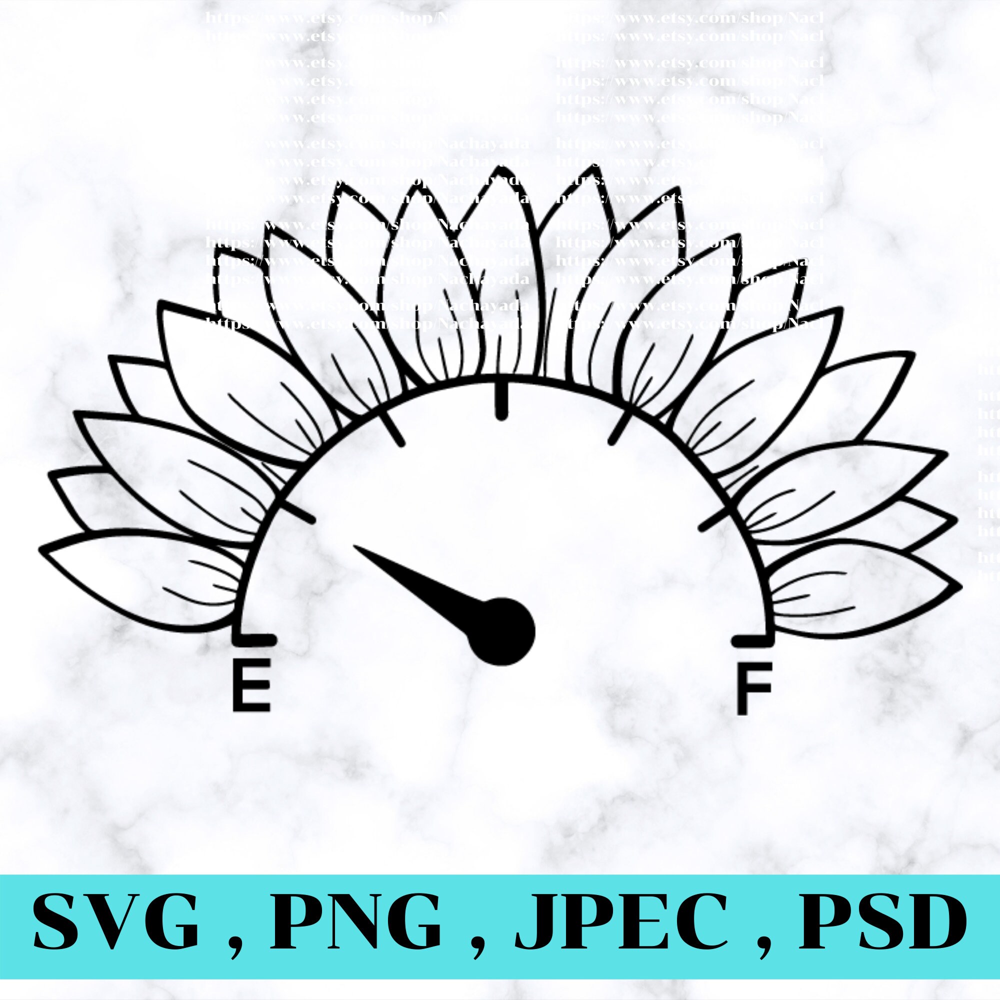 Gas Gauge SVG, Afro Puff Empty Gas Svg, SVG, Gas Tank Svg, Svg Files