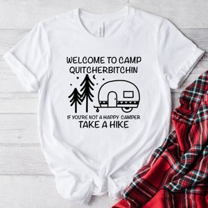 Bienvenido a Camp Quitcherbitchin Svg para Cricut,Camp Shirt Design svg,Descarga digital