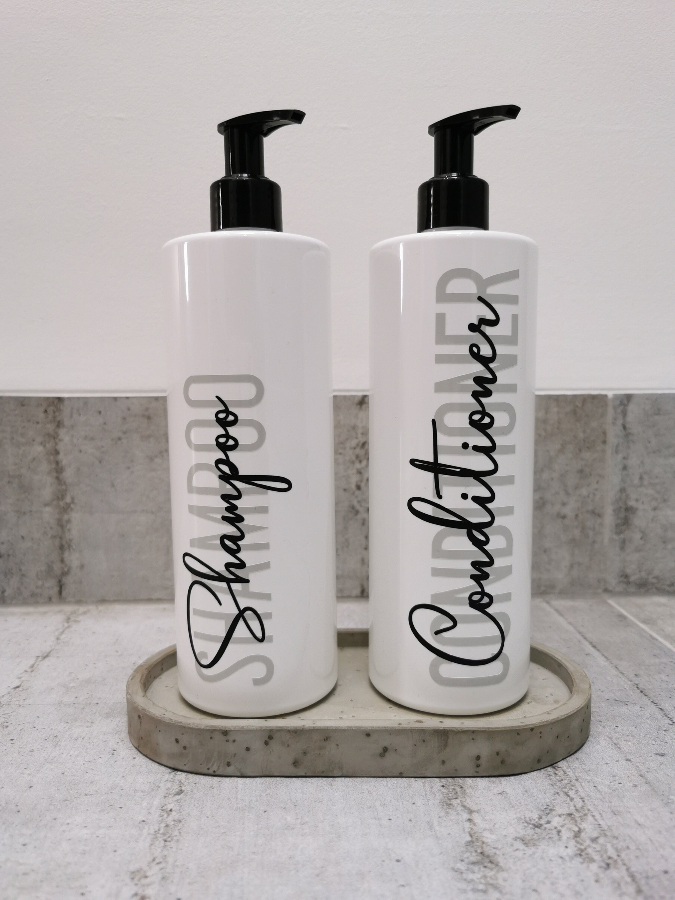 Reusable refillable 500ml bathroom bottles with pump Etsy