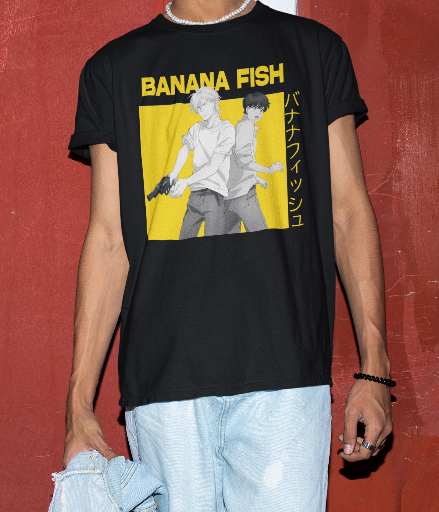 Eiji Okumura,Ash Lynx,anime shirt,anime t shirt,lynx Shirt Banana Fish Anime Shirt