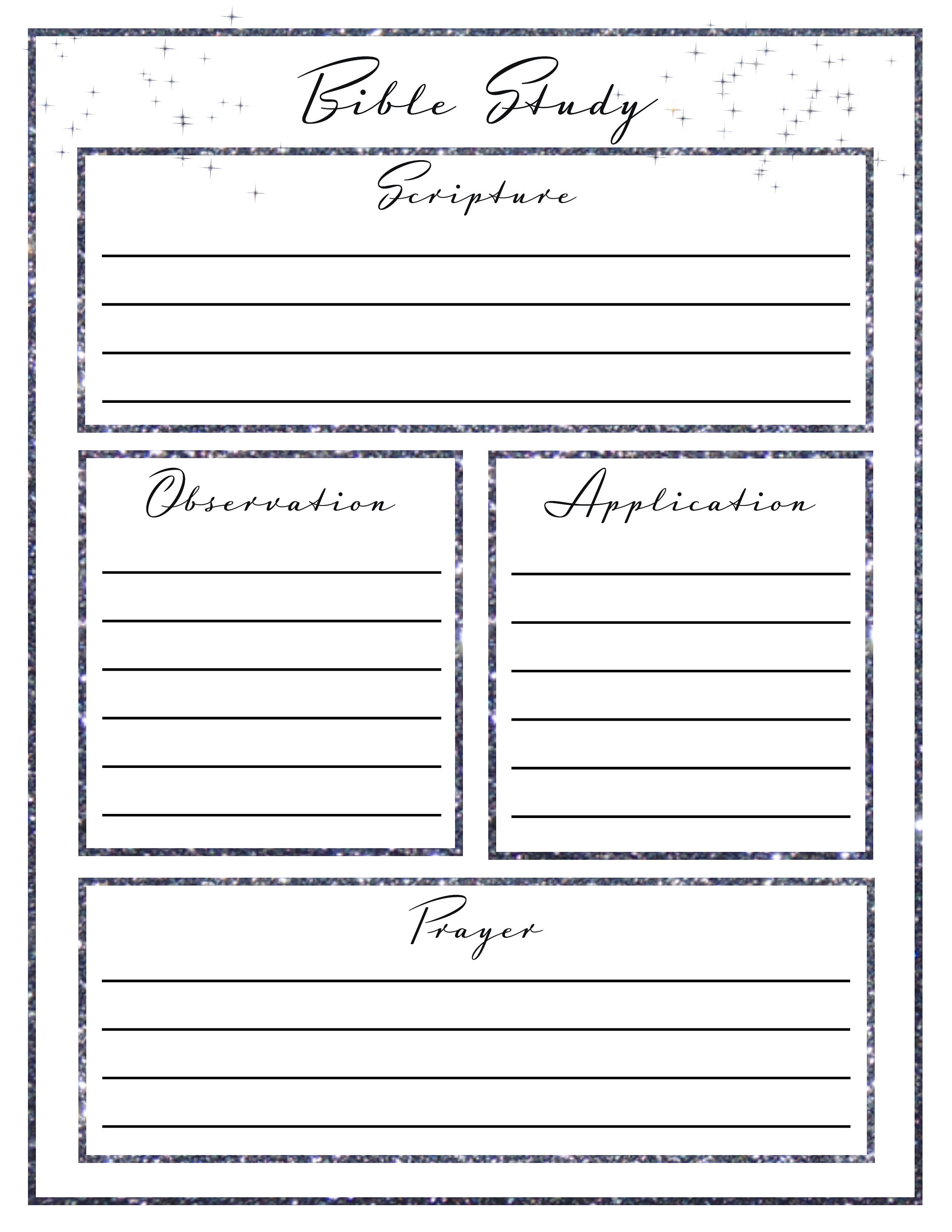 Bible Study Guide - Etsy