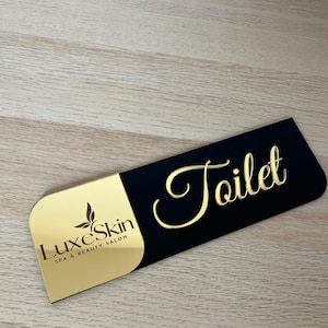 Custom Door Sign With Logo, Treatment Room Sign, Acrylic Door Plaque, Business Signage, Salon Sign, Clinic Sign, Logo Door Sign