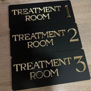 Aangepaste deurplaquette voor salons, bord behandelkamer, bedrijfssignalisatie, bord kliniek, bord salon, salondecor afbeelding 6