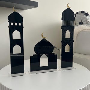 Minaret Mosque Set For Ramadan, Islamic Home Decor, Ramadan Decor, Eid Decor, Eid Table Decor, Masjid/Mosque