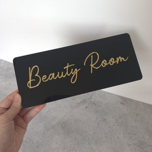 Aangepaste deurplaquette voor salons, bord behandelkamer, bedrijfssignalisatie, bord kliniek, bord salon, salondecor afbeelding 4