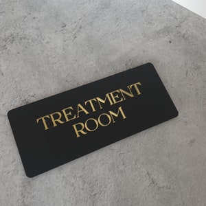 Custom Door Plaque for Salons, Treatment Room Sign, Business Signage, Clinic Sign, Salon Sign, Salon Decor