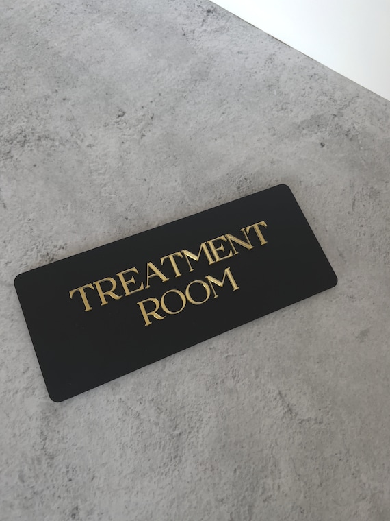 Custom Door Plaque for Salons, Treatment Room Sign, Business Signage, Clinic Sign, Salon Sign, Salon Decor