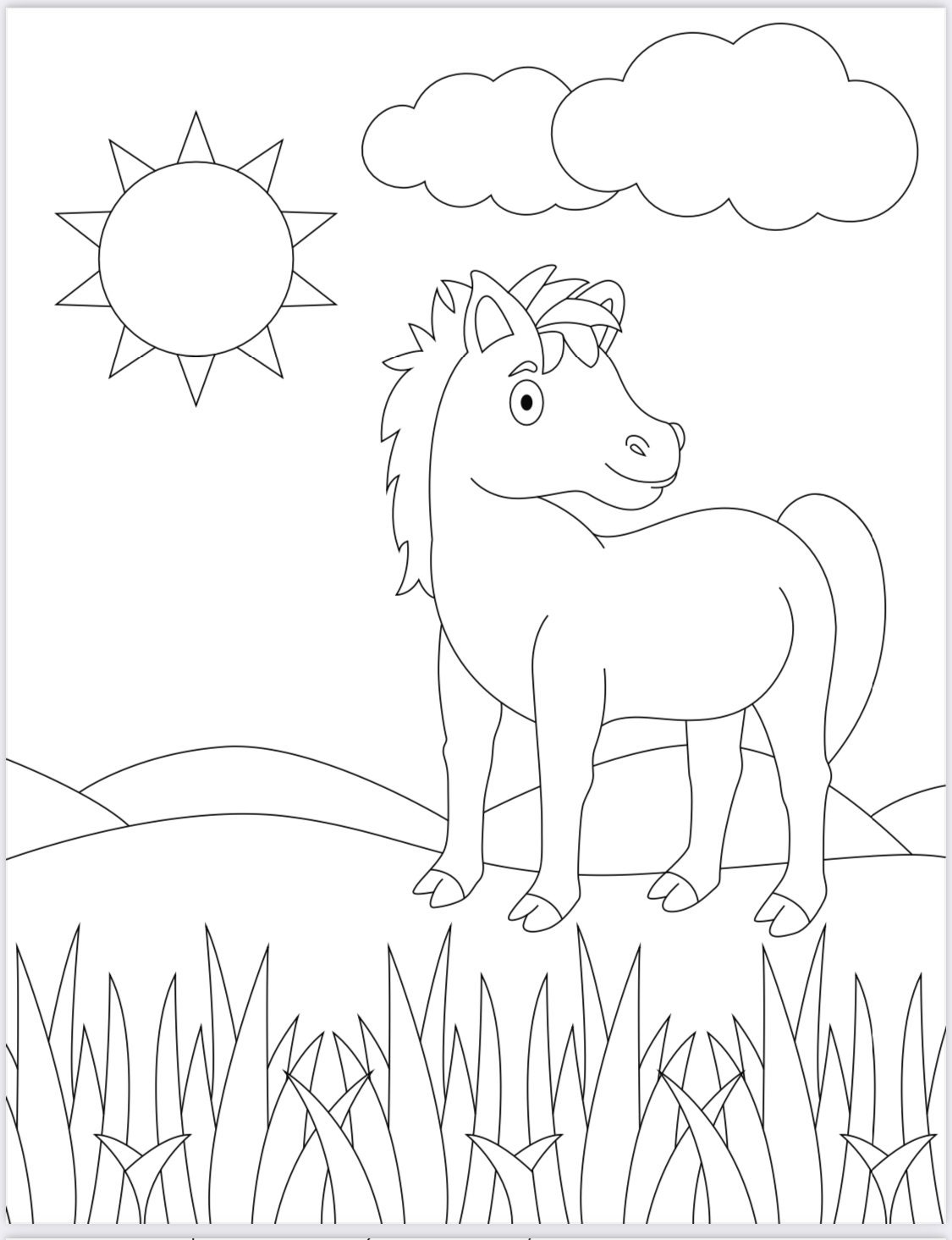 Kids Printable Coloring Pages Kids Activity Pages Coloring Etsy