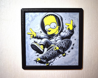 The Simpsons 3D Printed 'Hueforge' Wall Art