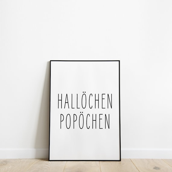 WC Poster - Spruch Gästetoilette - Bild Zuhause - Wanddeko Klo - Sprüche Gäste WC - Geschenk zum Einzug in A3 A4 Digital