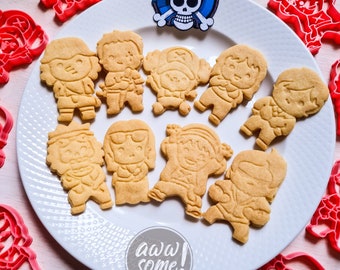 Piraten-anime koekjesvormer