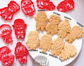 Anime Cookie Cutter / Demons Cookie Cutter / Hashira Cookie Cutter