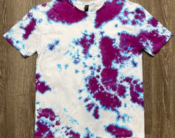 Blueberry Smash Scrunch Tie Dye - XL Softstyle Gildan 4.5 oz T-shirt