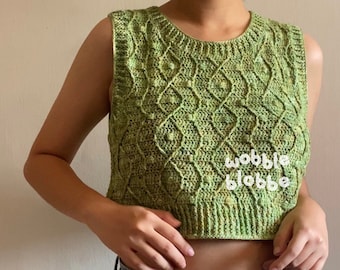 MUSTER - Wildberry Weste / Häkel / Pulli Weste