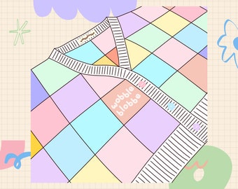 PADRÃO - cardigan patchwork de crochê