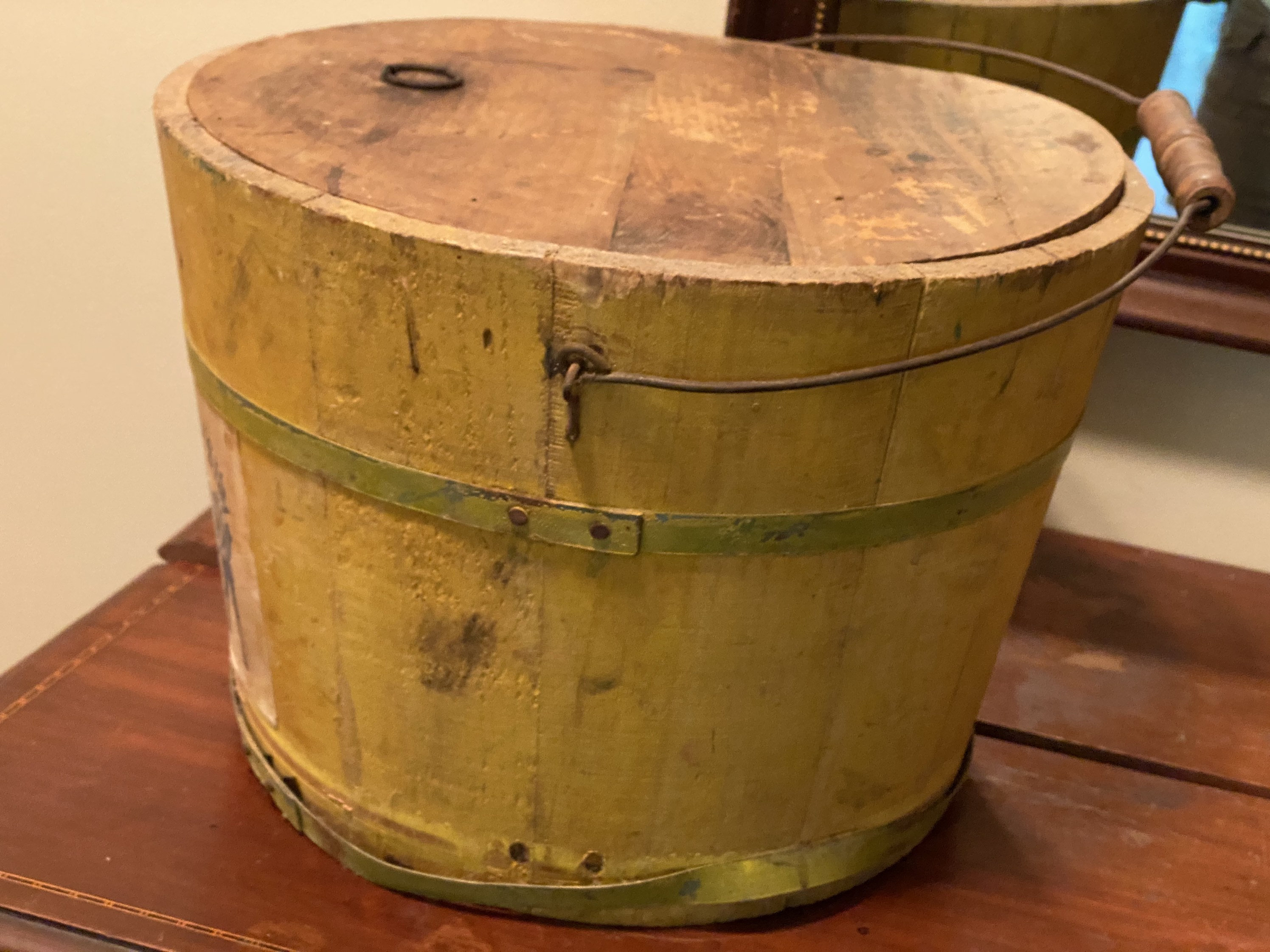 RARE Miles Standish Mince Meat bucket with lid Etsy