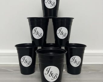 Bicchieri da beer pong personalizzati per matrimoni / Gioco personalizzato per la festa degli sposi