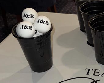 Palline da ping pong personalizzate – Iniziali o nome personalizzati