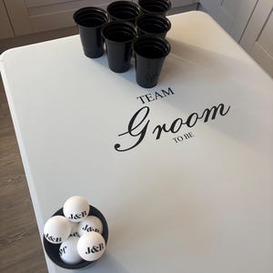 Beer Pong Table Vinyl Decal – Party Games & Events