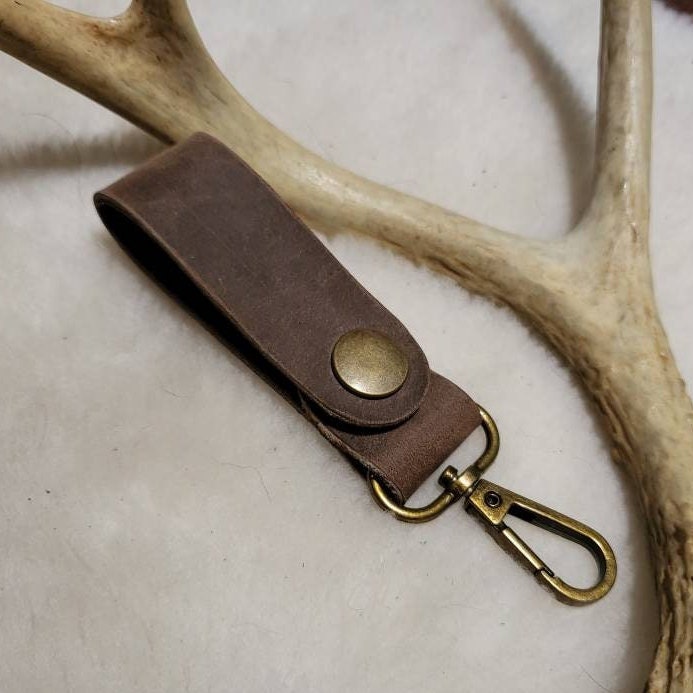 Leather Belt Loop Key Clip Wallet Chain Retainer - Etsy