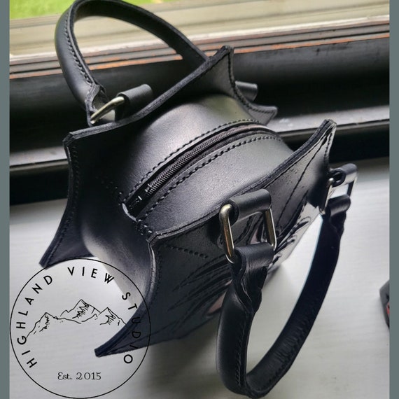 公式通販サイト - ファッション 通販 Leather Handmade | Handbag Spider Gothic Zippered Etsy - Purse バッグ
