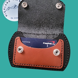 Leather Belt Wallet | 2 Pocket Festival & Concert Hidden Wallet