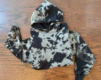 Youth, Children's Tie Dye Acid Wash Hoodies and Sweatshirts, Vintage, Distressed, Hand Dyed Youth Tops