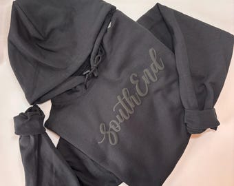 Custom Team Name Puff Print Hoodie, School Spirit Gift
