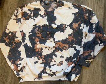 Custom Acid Wash Sweatshirt or Hoodie: Distressed Vintage Style