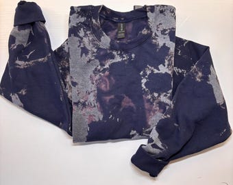 Custom Acid Wash Hoodie or Sweatshirt, Vintage Streetwear