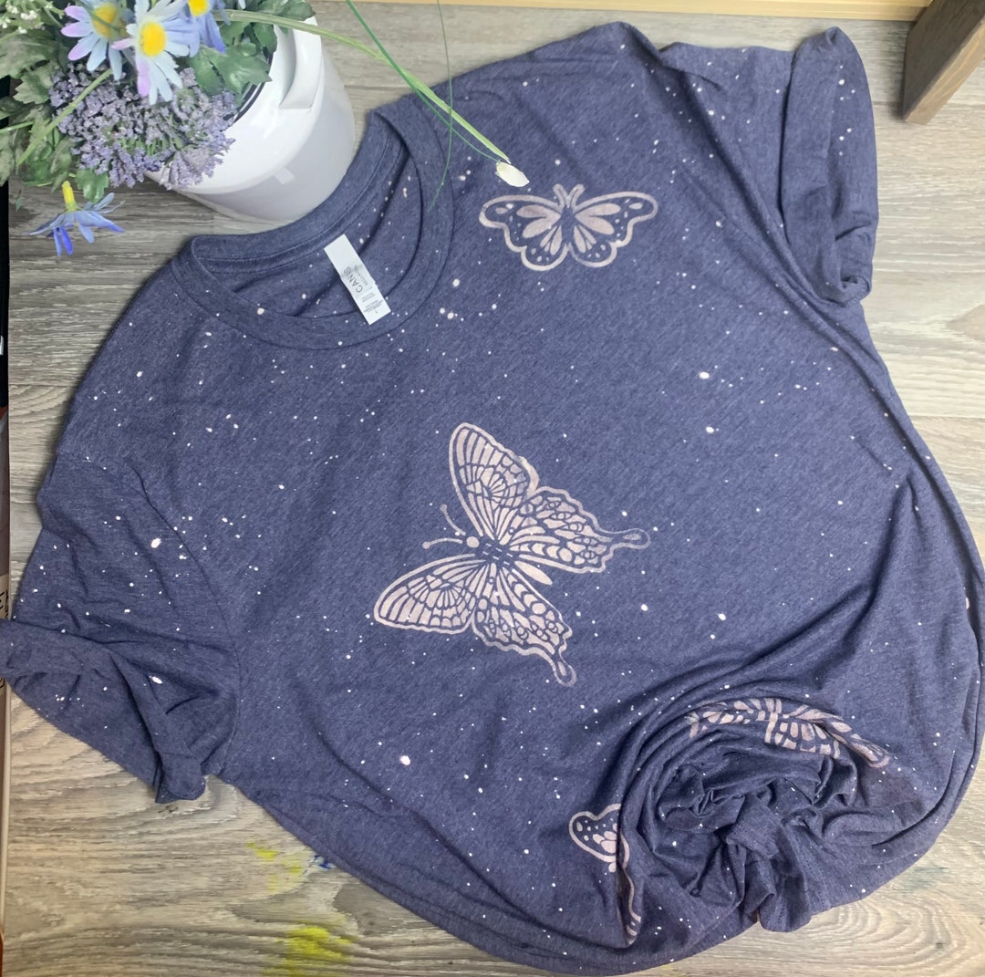 Butterfly Design Slim Knitted Shirt main image 1