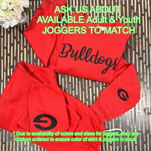 Custom Team Name Puff Print Hoodie, School Spirit Gift 画像 8