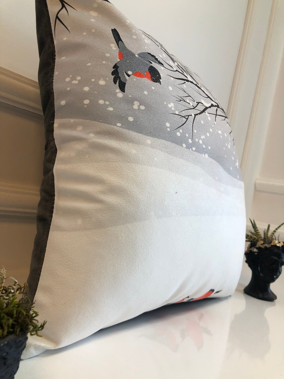 Printed Pillow Decorative Pillow Pillow Cover Gift For Her Etsy