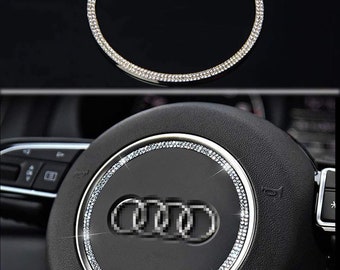 Rhinestone steering wheel Logo Bling Car Crystal Emblem Sticker . Please kindly message me for other steering wheel emblem stickers.