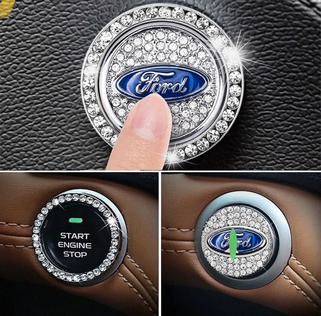 Push to Start Car Ignition Decoration Bling Protective Cover Etsy
