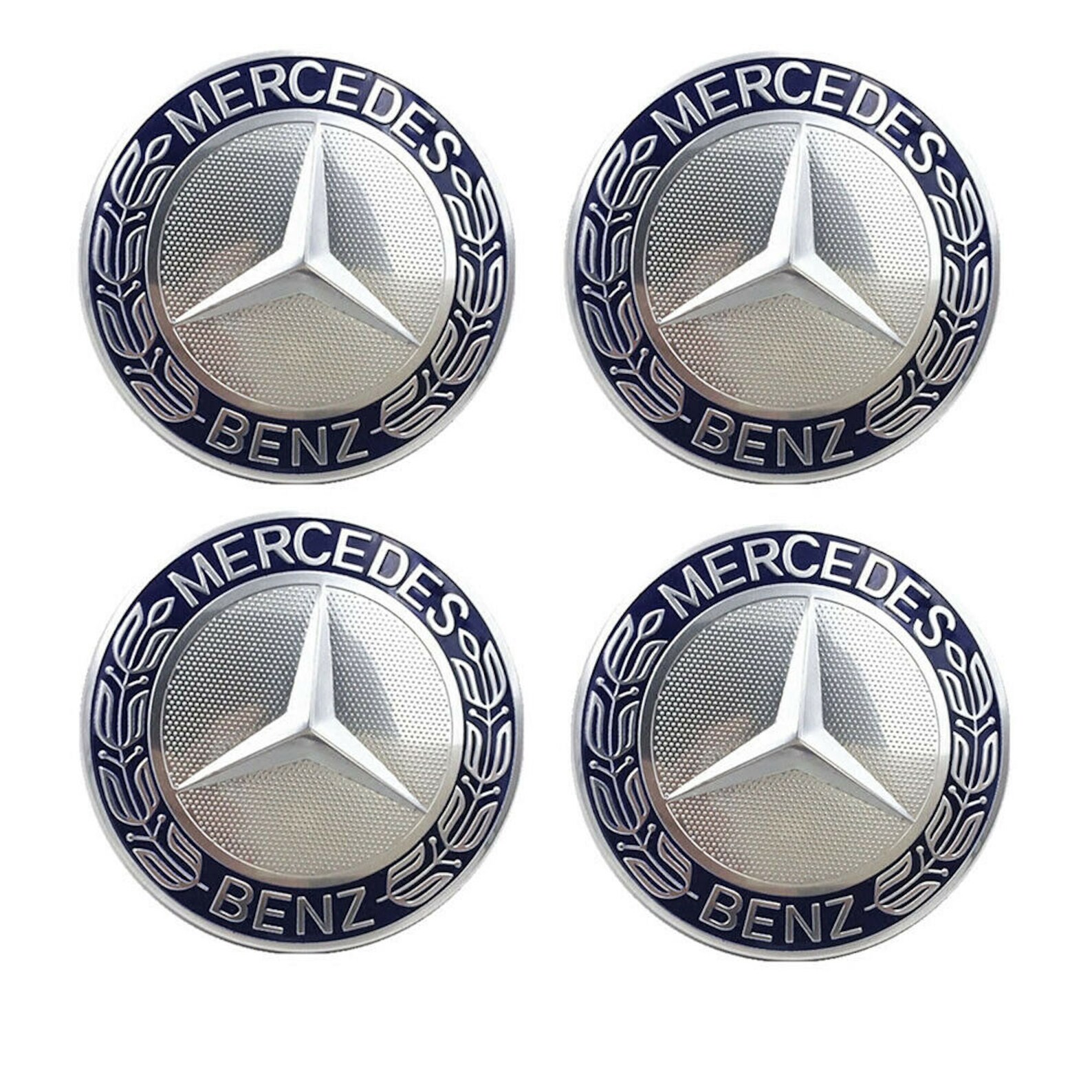 124 PCS 75mm Mercedes Benz Wheel Center Hub Caps Cover Logo Etsy