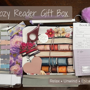 Cozy Reading Night Gift Box | Book Lover Self-Care Kit, Reader Package