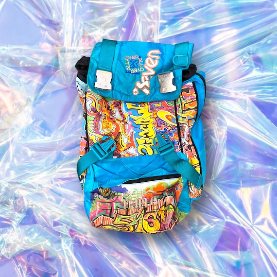 Zaino Seven vintage retr anni 90 blu colorato Etsy Italia