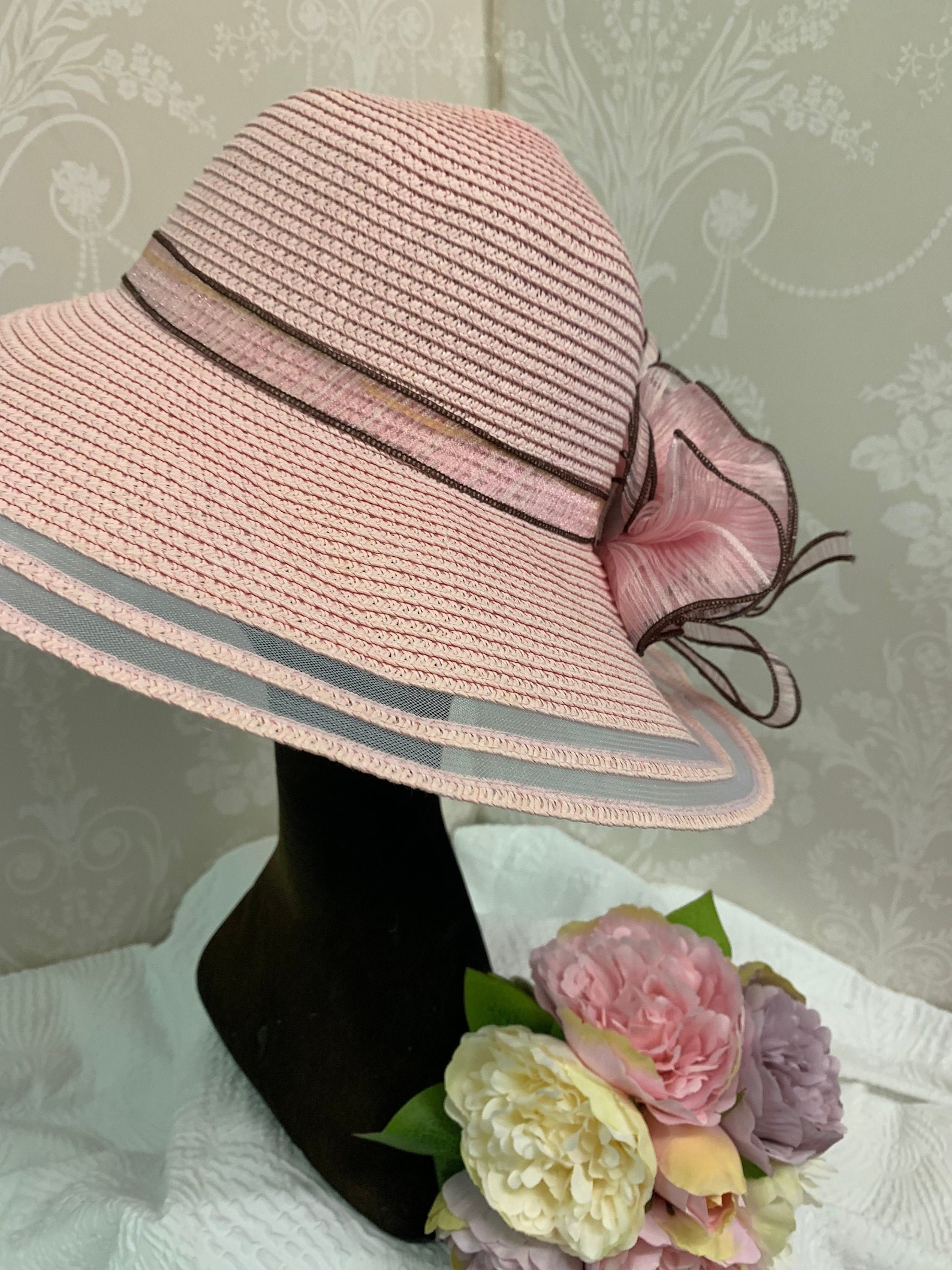 Lovely Pink Wedding Hat Perfect For Any Special Occasion or Etsy