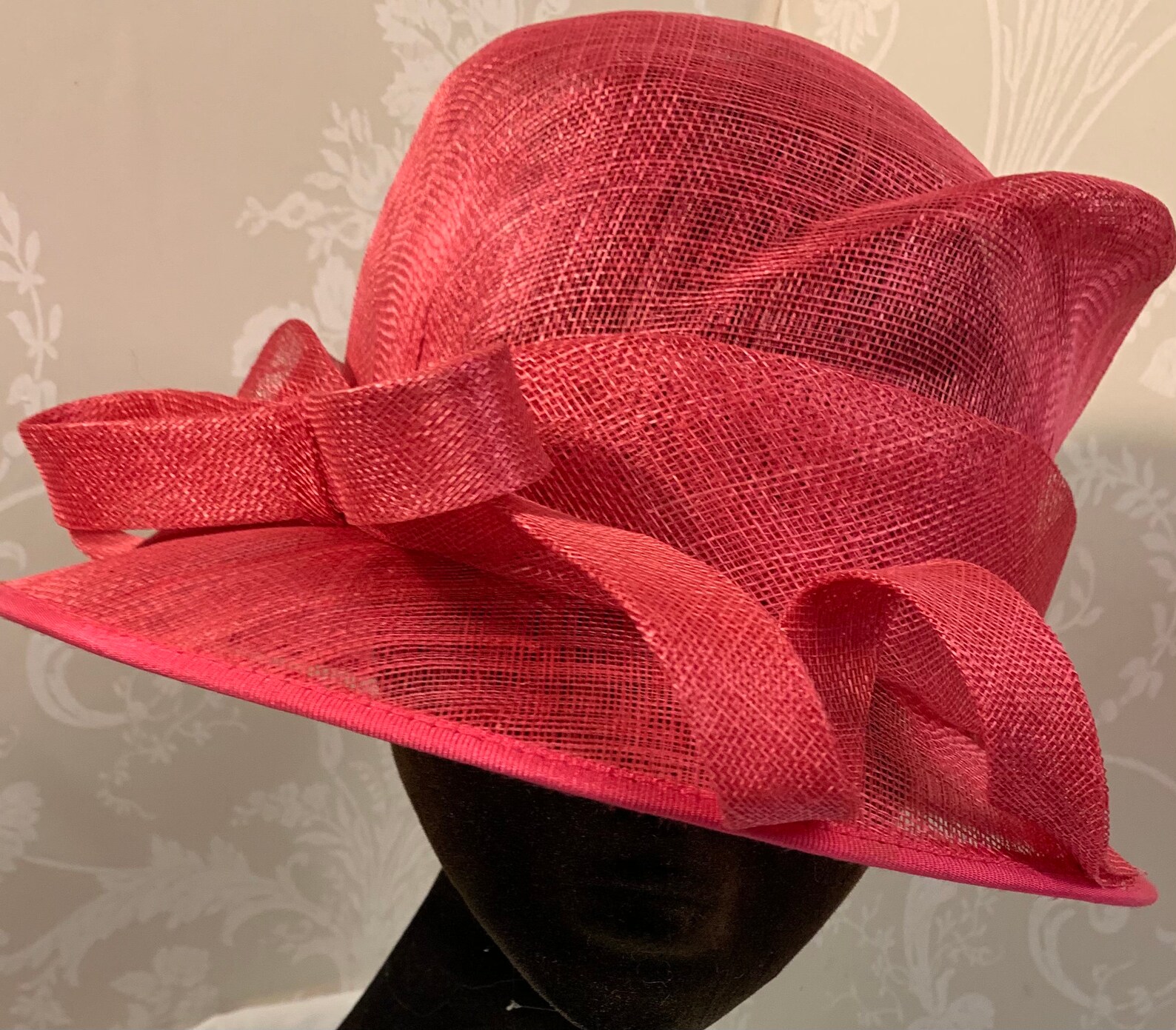 cerise pink hats for weddings