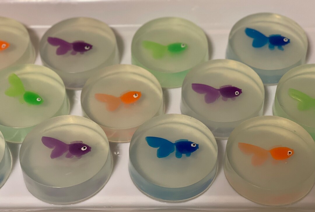 Fish in a Bag Bar Soap/goldfish Soap Bar/kids Soap Bar/fun Soaps for Kids Etsy