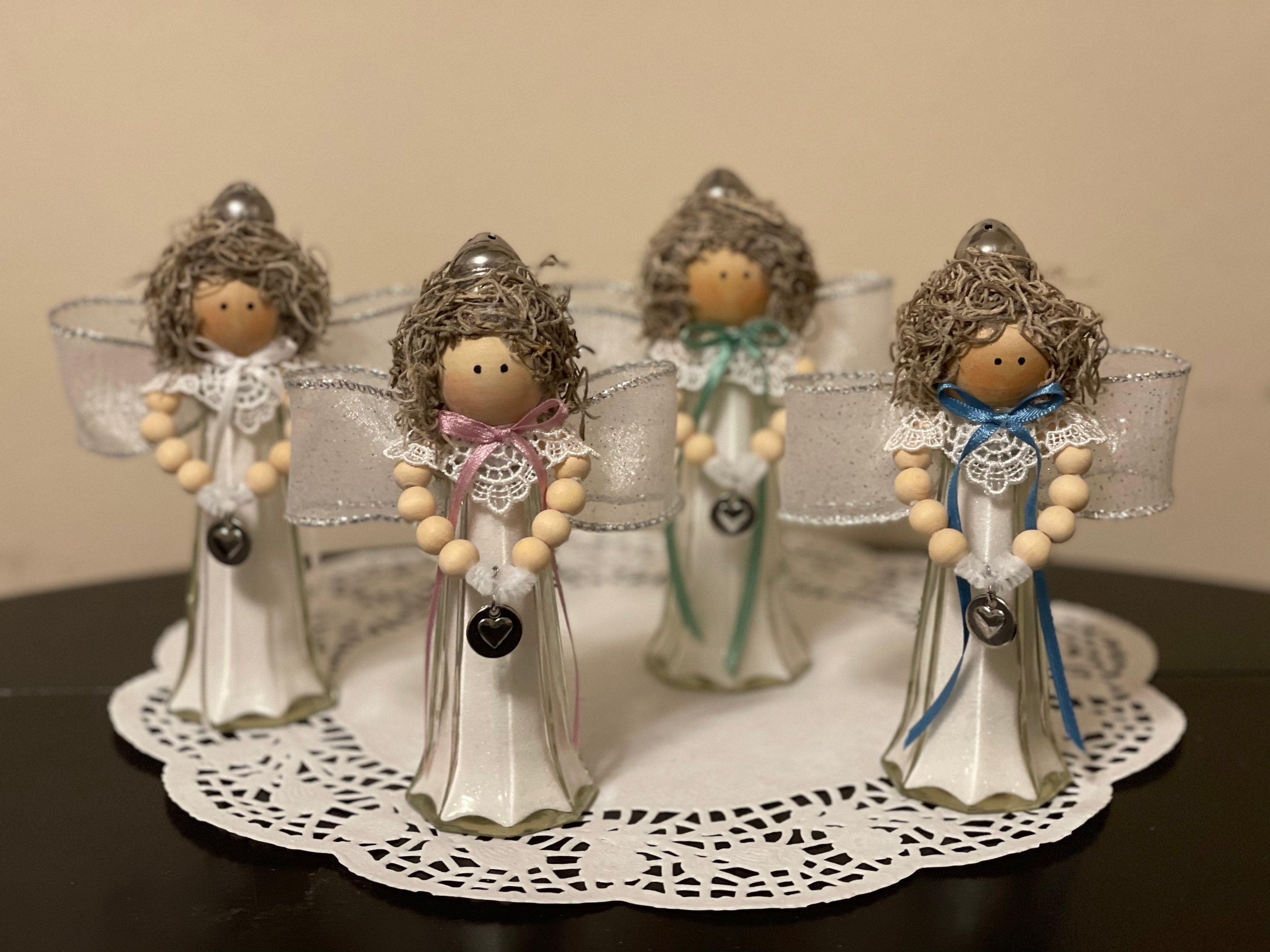 Handmade Glass Salt Shaker Angel / Guardian Angel/victorian Angel/salt