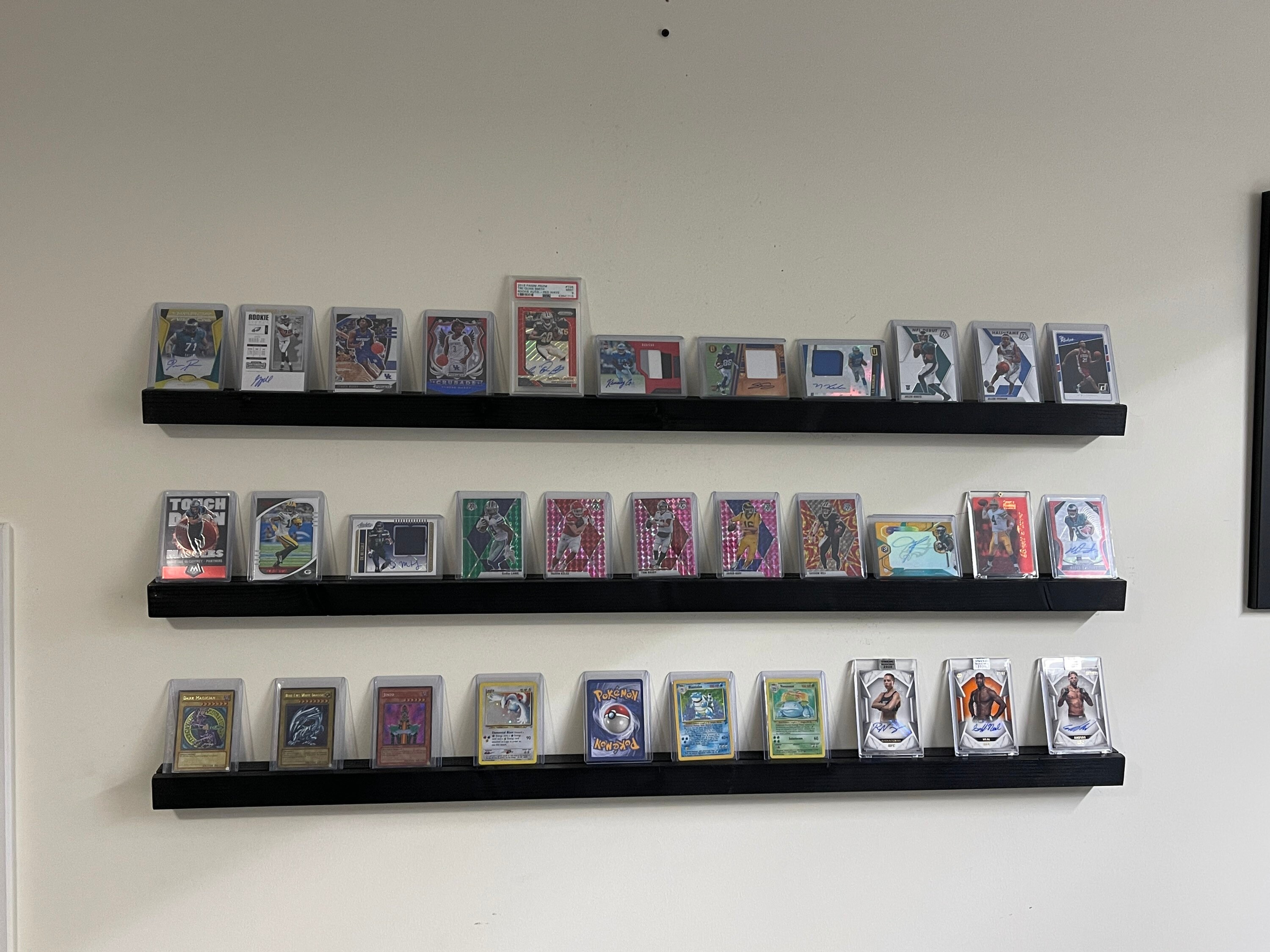 Sports and Trading Card Display Shelf Wall Mount Holder Etsy