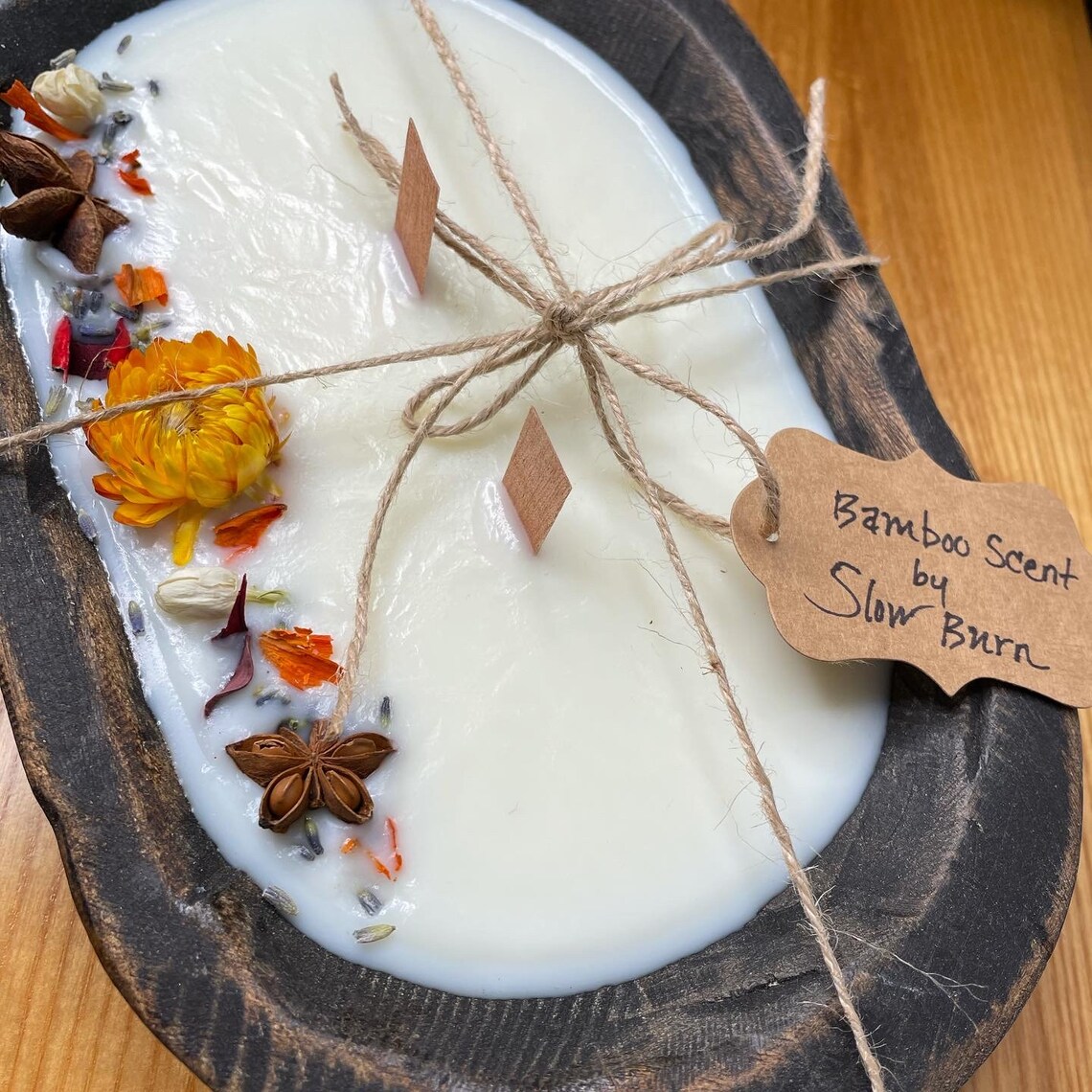 Dough Bowl Candles Etsy